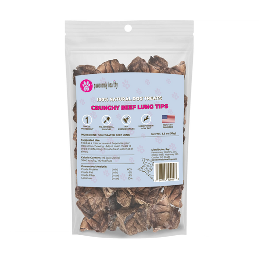 Single Ingredient Dog Treats Roasted Beef Lung