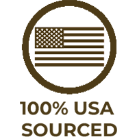 100% USA Sourced Icon